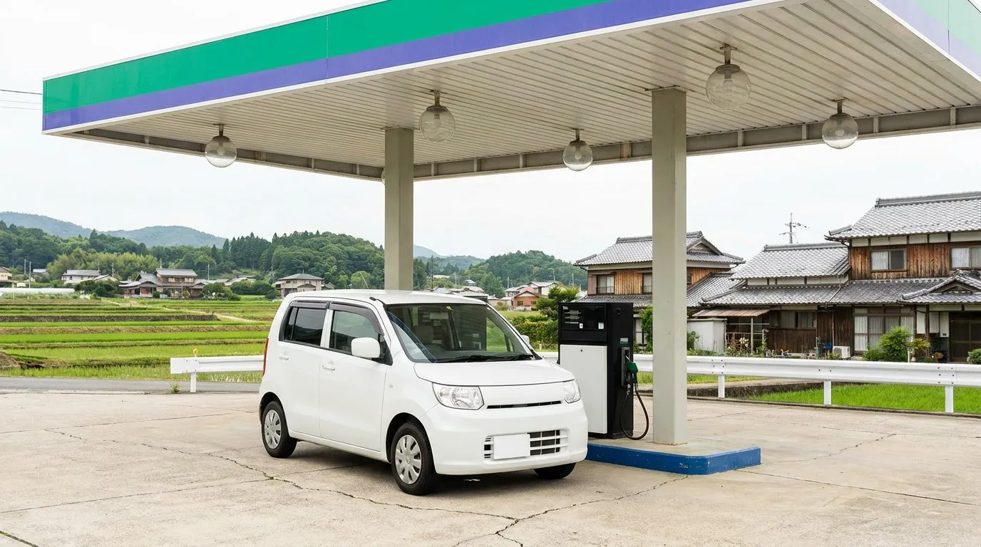 夏の遠出前、点検を控えた地方都市のクルマ（イメージ）